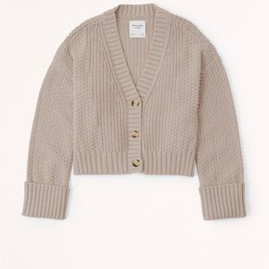 Abercrombie stitch cardigan